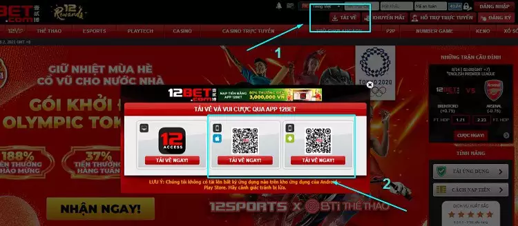 tải app 12Bet