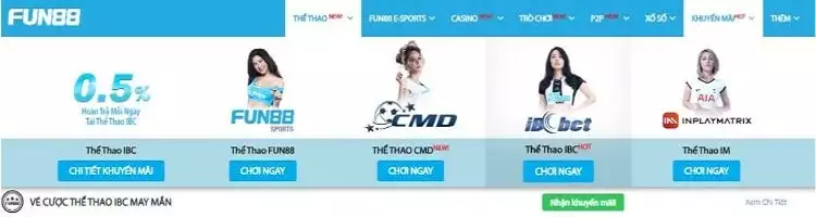 thưởng cá cược thể thao ibc