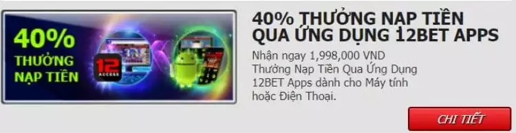 khuyến mãi 12Bet