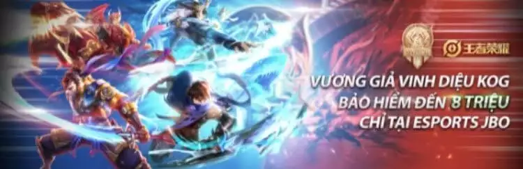 Khuyến Mãi JBO – Bảo Hiểm E-sports Tới 8 Triệu Đồng Khi Chơi KOG