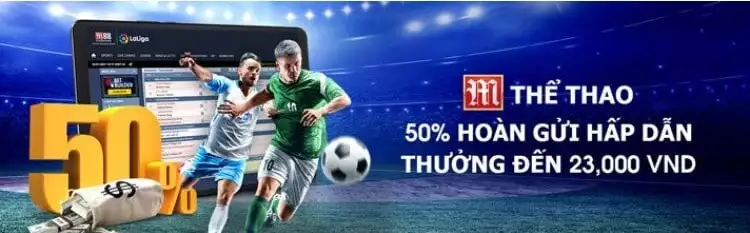 Khuyến Mãi M88 – Thưởng Độc Quyền Sảnh M – Thể Thao Hàng Tuần