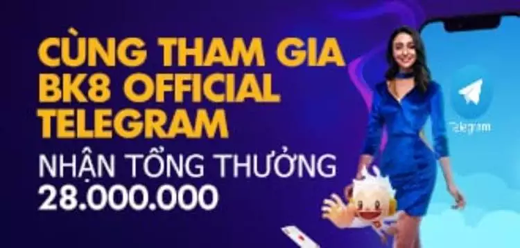 thưởng telegram bk8