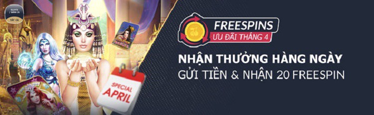 thưởng hàng ngày freespins m88