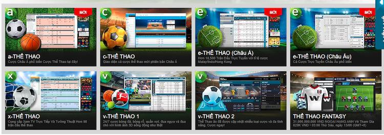 Các trò cá cược thể thao