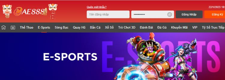 Cược thể thao điện tử AE888