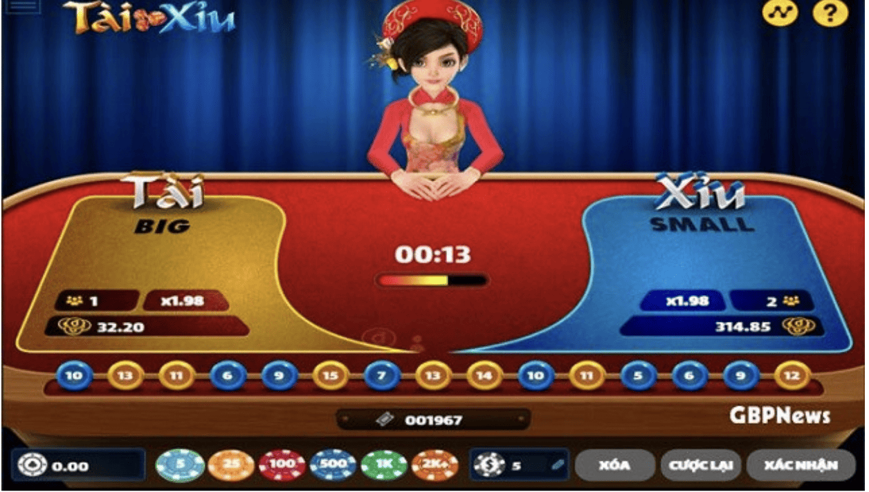 Hướng dẫn chơi game Tài Xỉu 3D online