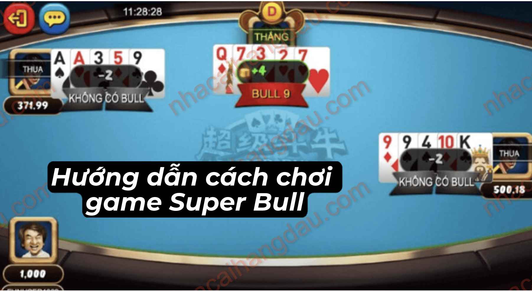 Hướng dẫn cách chơi game Super Bull