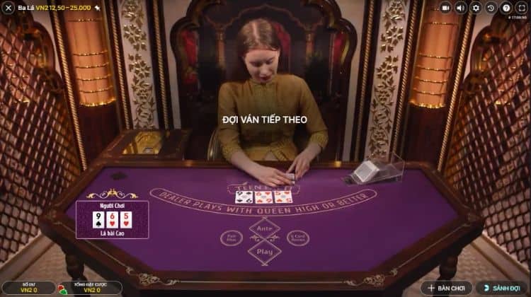 Bỏ túi luật chơi Poker 3 Lá tại W88