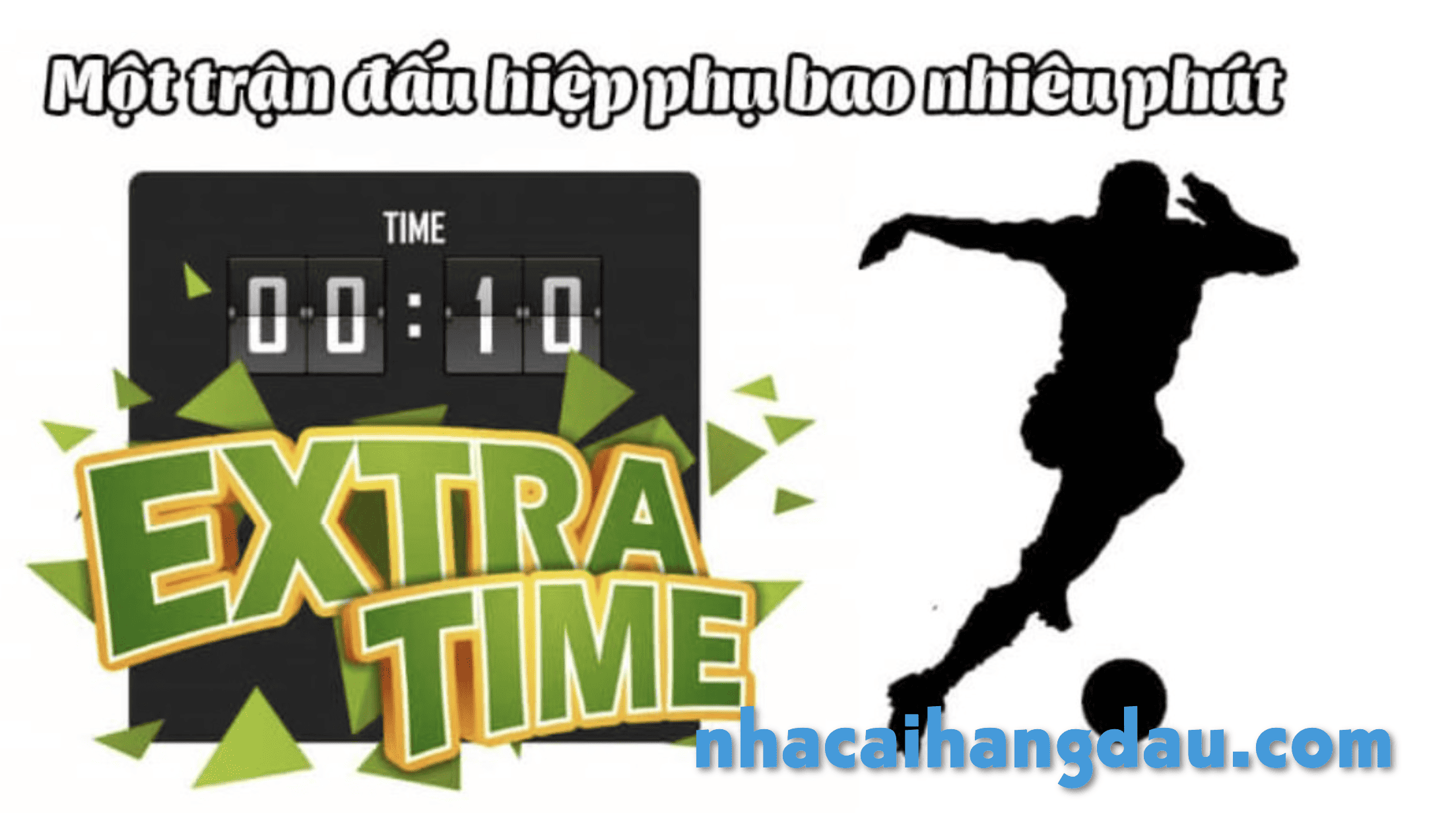 Hiệp phụ bóng đá bao nhiêu phút